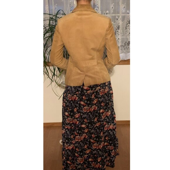 Vintage Danier Tan Brown Suede Leather Jacket, XS / XP - Picture 16 of 16